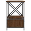 vidaXL Tables de chevet 2 pcs ch&ecirc;ne marron 50x41x65 cm bois ing&eacute;nierie