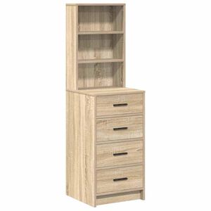 vidaXL Haut Armoire Ch&ecirc;ne sonoma 40 x 41 x 135 cm Bois d'ing&eacute;nierie