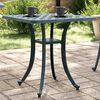 vidaXL Table de jardin vert 53x53x53 cm aluminium coul&eacute;