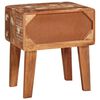 vidaXL Table d'appoint Marron 40 x 32 x 46 cm Bois Recyclé Solide