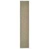 vidaXL Tapis en sisal pour griffoir taupe 66x350 cm
