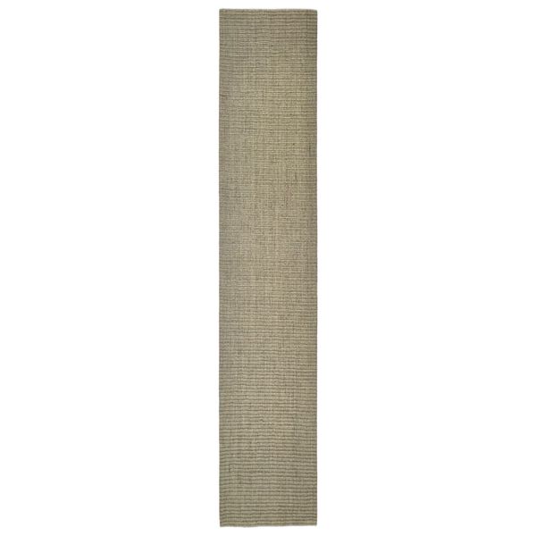 vidaXL Tapis en sisal pour griffoir taupe 66x350 cm