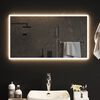 vidaXL Miroir de salle de bain &agrave; LED 90x50 cm