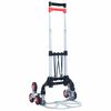 vidaXL Chariot d'escalier pliable 70 kg Aluminium Argent&eacute;
