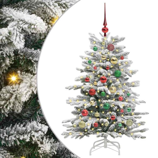 vidaXL Sapin de No&euml;l Artificiel &agrave; Branches Articul&eacute;es Blanc 120 cm