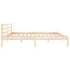 vidaXL Cadre de lit sans matelas bois massif de pin 200x200 cm