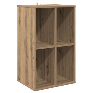vidaXL Meuble &agrave; vinyles Ch&ecirc;ne artisanal 44,5 x 36,5 x 74,5 cm