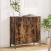 vidaXL Buffet Ch&ecirc;ne fum&eacute; 79,5 x 33 x 82 cm Bois d'ing&eacute;nierie