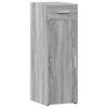 vidaXL Buffet sonoma gris 30x42,5x93 cm bois d'ing&eacute;nierie