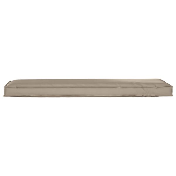 vidaXL Coussin Taupe 140 x 40 x 8 cm Tissu Oxford
