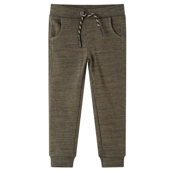 Pantalon de surv&ecirc;tement pour enfants m&eacute;lange kaki 92