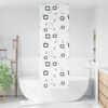 vidaXL Store enrouleur de douche 80x240 cm largeur du tissu 76 cm