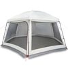 vidaXL Tente piscine toit amovible parois maille gris 512x458 cm