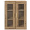 vidaXL Armoire murale suspendue chêne artisanal 69,5x34x90 cm