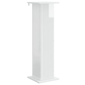vidaXL Support de Plante Blanc brillant 30,5 x 30 x 100,5 cm