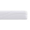 vidaXL Matelas Blanc 180 x 200 cm Tissu jacquard