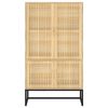 vidaXL Buffet haut 70x35x125 cm bois d'ing&eacute;nierie