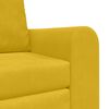 vidaXL Canap&eacute;-Lit Jaune 98 x 71 x 83 cm Velours