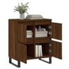vidaXL Buffet Ch&ecirc;ne marron 60x35x70 cm Bois d'ing&eacute;nierie