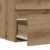 vidaXL Armoire de salle de bain chêne artisanal bois d'ingénierie