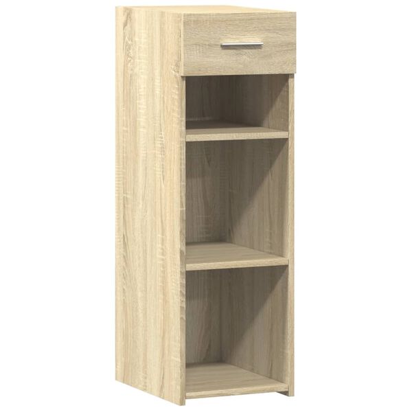 vidaXL Buffet ch&ecirc;ne sonoma 30x42,5x93 cm bois d'ing&eacute;nierie