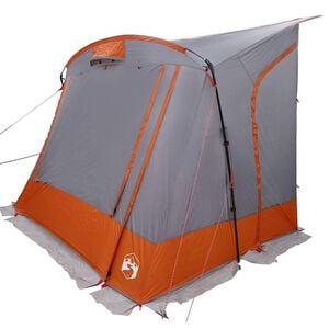 vidaXL Tente de hayon personne 285 x 255 x 245 cm Gris et orange
