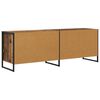 vidaXL Meuble TV Bois Ancien 140 x 36 x 49.5 cm Bois d'ing&eacute;nierie