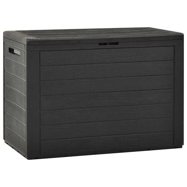 vidaXL Bo&icirc;te de rangement de jardin Anthracite 78x44x55 cm
