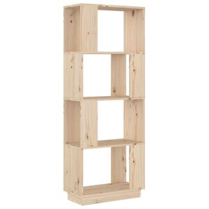 vidaXL Biblioth&egrave;que/S&eacute;parateur de pi&egrave;ce 51x25x132 cm Pin solide
