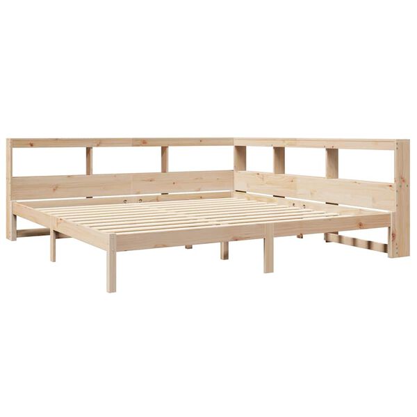 vidaXL Lit bibliothèque sans matelas 180x200 cm bois massif de pin