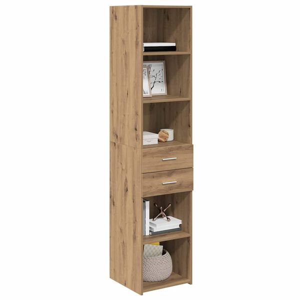 vidaXL Haut Armoire avec tiroir Ch&ecirc;ne artisanal 40 x 42,5 x 185 cm