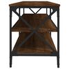 vidaXL Meuble TV ch&ecirc;ne marron 160x40x50 cm bois d'ing&eacute;nierie