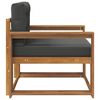vidaXL Sofa de milieu ext&eacute;rieur Bois d'Acacia Massif Naturel