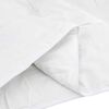 vidaXL Duvet d'&eacute;t&eacute; simple Blanc 200 x 200 cm Plume