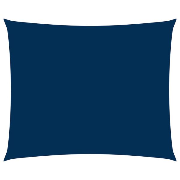 vidaXL Voile de parasol tissu oxford rectangulaire 3x5 m bleu
