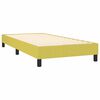 vidaXL Sommier &agrave; lattes de lit avec matelas Vert 100x200 cm Tissu