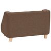 vidaXL Canapé pour chien Marron 60x37x39 cm Lin