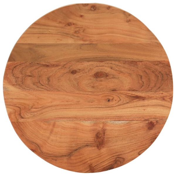vidaXL Dessus de table &Oslash;60x3,8 cm rond bois massif d'acacia