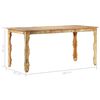 vidaXL Table de salle &agrave; manger 160x80x76cm Bois de r&eacute;cup&eacute;ration massif