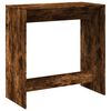 vidaXL Table de bar ch&ecirc;ne fum&eacute; 102x50x103,5 cm bois d'ing&eacute;nierie