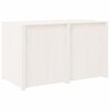 vidaXL Armoire de cuisine d'ext&eacute;rieur blanc bois de pin massif