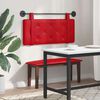 vidaXL T&ecirc;te de lit suspendue Montage mural Rouge 100 cm Simili cuir