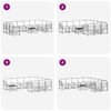 vidaXL Ensemble de canap&eacute;s d'ext&eacute;rieur 11 pcs Naturel et Anthracite