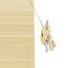 vidaXL Store enrouleur avec des rideaux Nature 140 x 160 cm Bambou