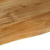 vidaXL Dessus de table &agrave; bord vivant 80x60x3,8 cm bois massif manguier