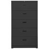 vidaXL Classeur Anthracite 90x46x164 cm Acier
