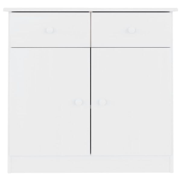 vidaXL Buffet ALTA blanc 77x35x73 cm bois massif de pin