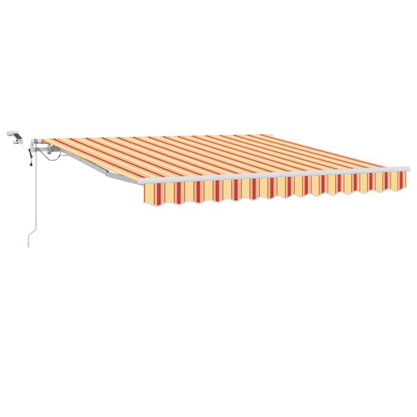 vidaXL Auvent R&eacute;tractable Jaune et Orange 300 x 250 cm