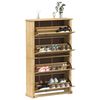 vidaXL Armoire &agrave; chaussures Corona 99x32x163,5 cm bois de pin massif