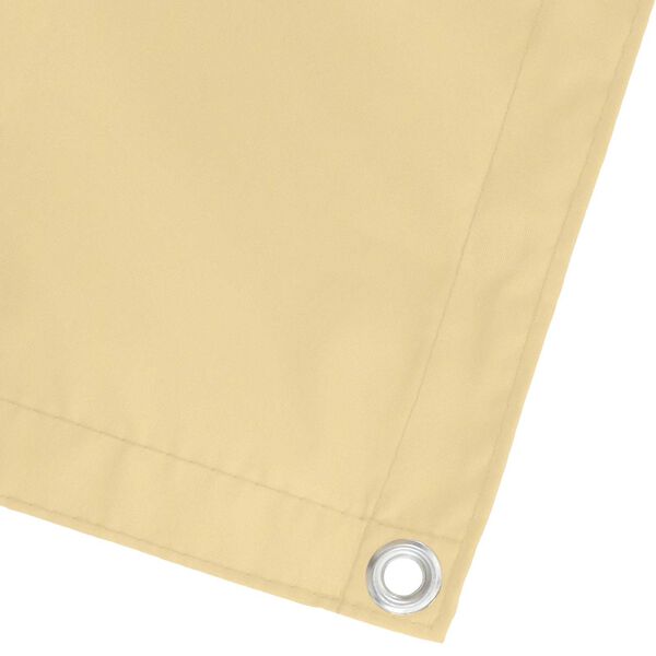 vidaXL &Eacute;cran de balcon Sable 100 x 200 cm Tissu Oxford